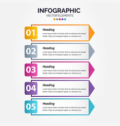 Business Timeline Chart Template Vertical