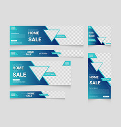 Real Estate Web Banner Ad Template Set