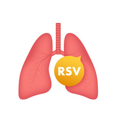 Rsv Respiratory Syncytial Virus And Lung Icon