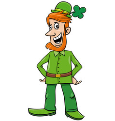 Cartoon Leprechaun Character On Saint Patrick Day