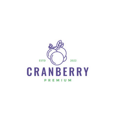 Cranberry Lines Art Logo Design