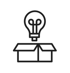 Think Out Of The Box Icon Image