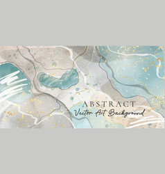 Gray Earth Tone And Pastel Navy Cyan Liquid Marble