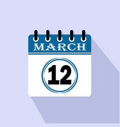 Icon Calendar Day - 12 March