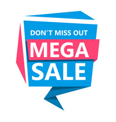 Sticker Do Not Miss Out Mega Sale