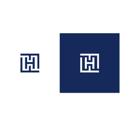 Unique And Modern Hh Initials Logo Design