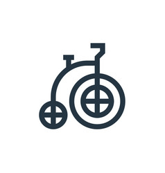 Bycicle Icon Editable Stroke