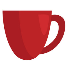 Red Mug On A White Background