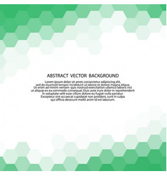 Green Hexagon Background Layout For Presentation