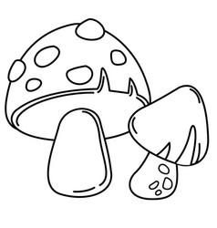 Hand Drawn Mushroom