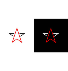 Unique And Modern Letter W Initials Star Logo