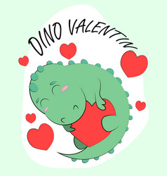 Cute Dinosaur Shows That He Loves You