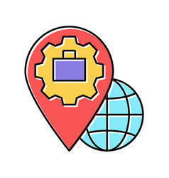 Legal Address Color Icon