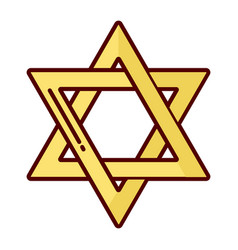 Star Of David Yellow