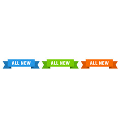 All New Ribbon New Isolated Paper Sign Banner