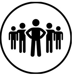 Candidates Group Team Icon Black Graphics