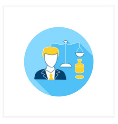 Legal Services Flat Icon