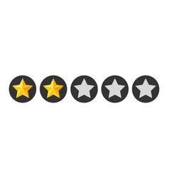 Two Stars Rating Button