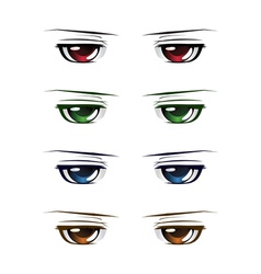 Cartoon eyes Royalty Free Vector Image - VectorStock