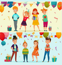 Kids Party Banner Set