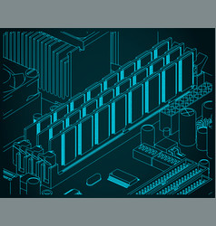 Memory Modules Close Up