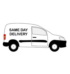 Small Same Day Delivery Van