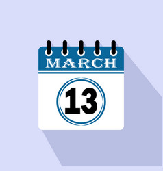 Icon Calendar Day - 13 March