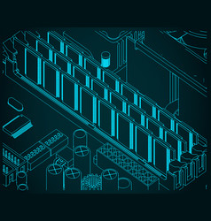 Memory Modules Closeup