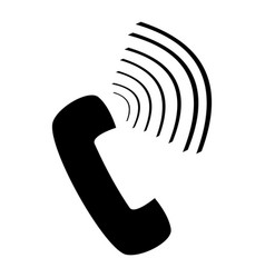 Phone Call Icon Telephone Symbol On White