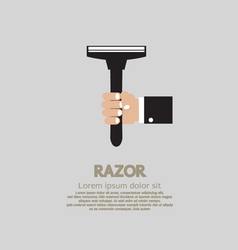 Hand Holding A Razor