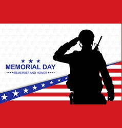 Memorial Day - Remember And Honor Background