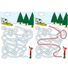 Sledding Maze