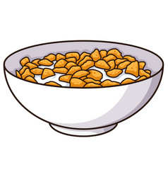 Bowl Of Cereal Cartoon Clip Art