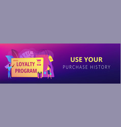 Loyalty Program Concept Banner Header