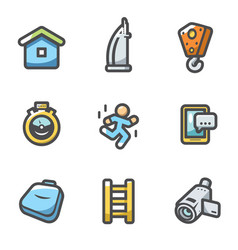 Roofer Icons Set