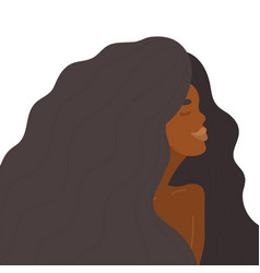 African Woman Black Woman Curly Hair