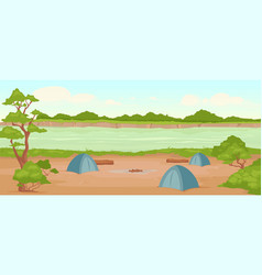 Campground Flat Color