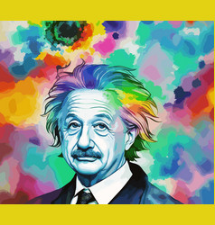 Color Albert Einstein