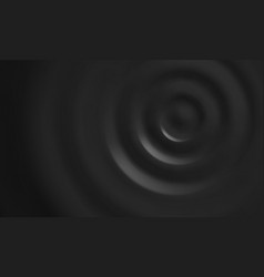 Ripple Wave Or Water Drop Circle Background Black