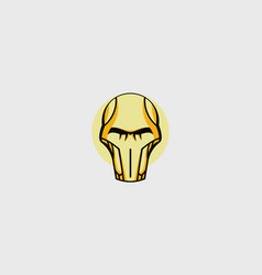 Superhero Face Mask Head Logo Abstract Template