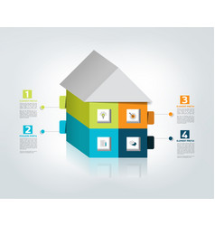 House Infographic Chart Diagram For Presentation