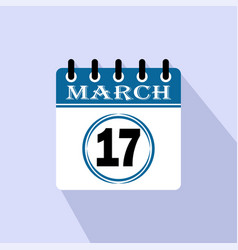 Icon Calendar Day - 17 March