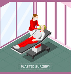 Plastic Surgery Isometric Background