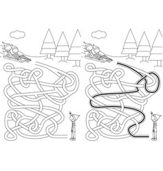 Sledding Maze