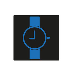 Blue Wrist Watch Icon 9 Oclock