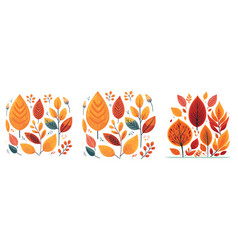 Autumn Season Leaf Drawing Set