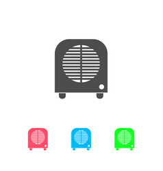 Space Heater Icon Flat