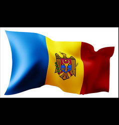 Waving Flag Of Moldova 3d