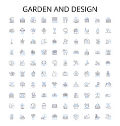 Garden And Design Outline Icons Collection