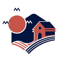 Stable Barn At Night Logo